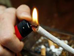 Das Bild zeigt einen Joint.