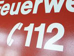 Das Bild zeigt die Notrufnummer 112.