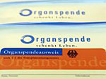 Organspendeausweise.