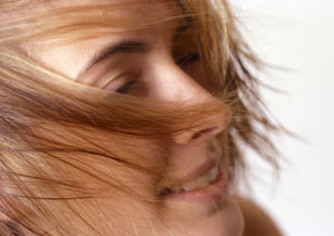 Haare einer Frau