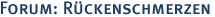 Forum: R�ckenschmerzen