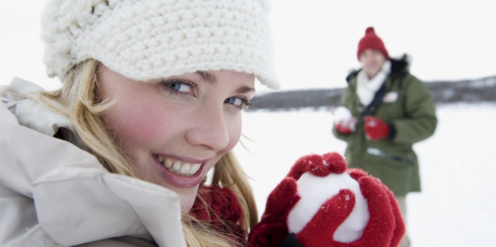 Haut im Winter