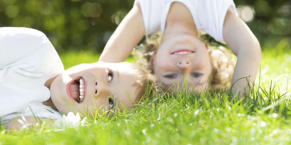 Gymnastik mit Kindern