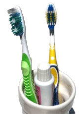 Zahnb�rste und Zahnpaste