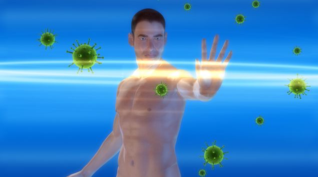 Illustration: Die menschliche Immunabwehr.