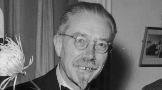 Schwarzweißfoto von Schack August Steenberg Krogh.