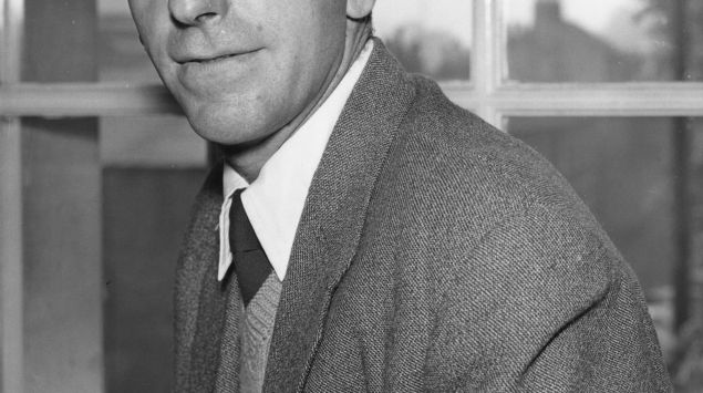 Man sieht eine Aufnahme von Frederick Sanger.