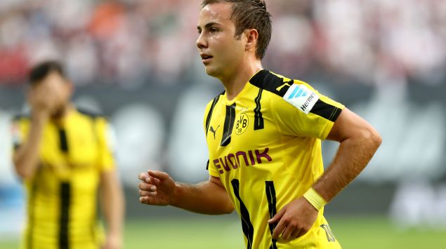 Das Bild zeigt den Fußballspieler Mario Götze.