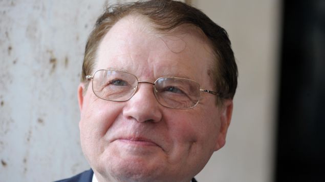 Ein Porträt von Luc Montagnier.