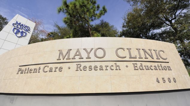 Mayo-Klinik von außen.