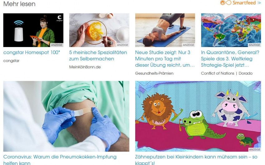 Screenshot Outbrain